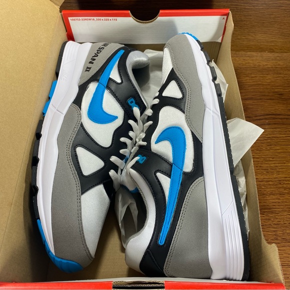 Nike Air Span 2 Laser Blue AH8047-001 men’s shoes size 12 - Picture 10 of 11